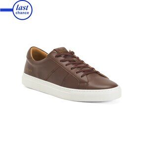 GREATS Dark Brown Men's Made In Portugal Leather Royale 2 Sneakers